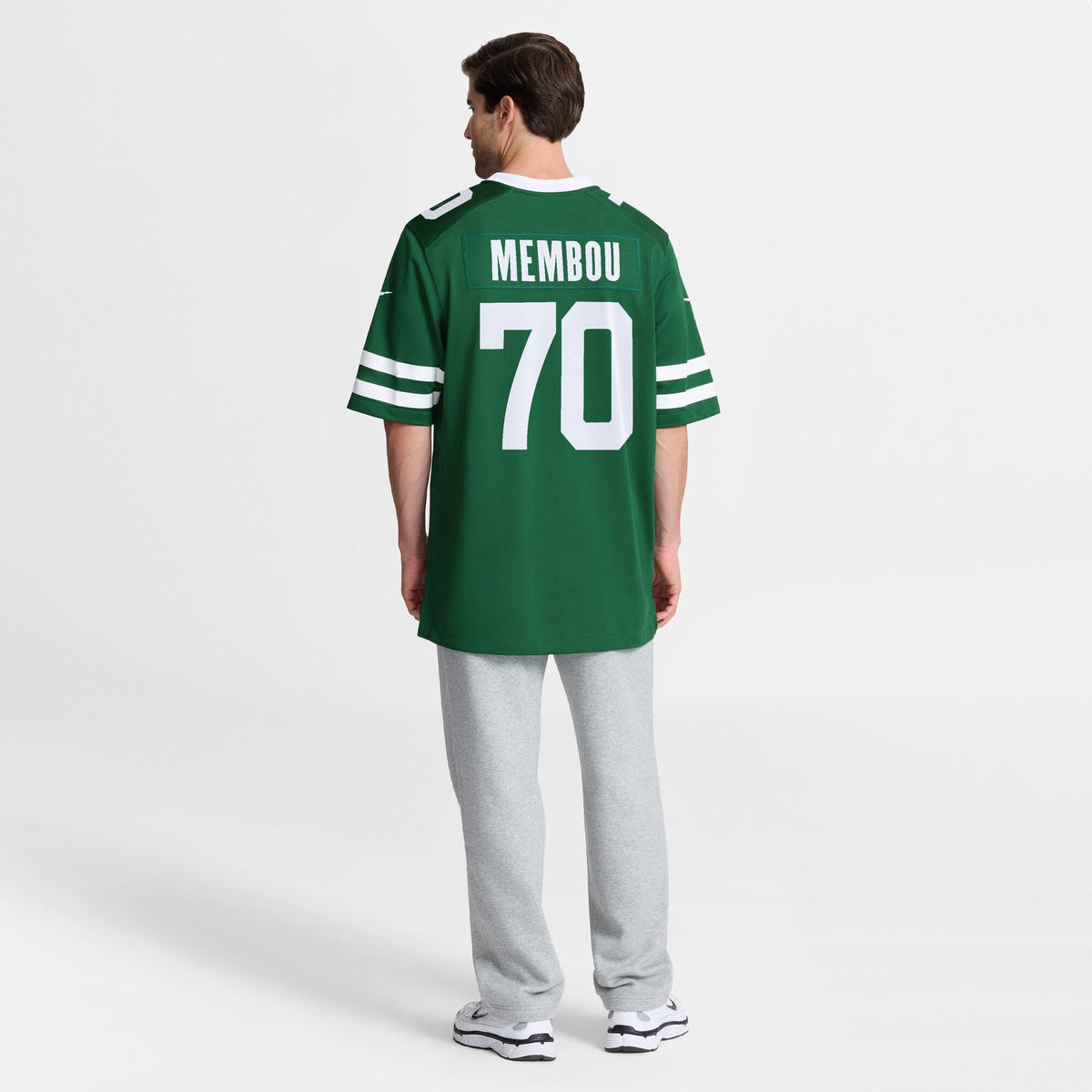 New York Jets Armand Membou Green Team Game Jersey