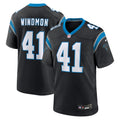 Carolina Panthers Jacoby Windmon Black Team Game Jersey