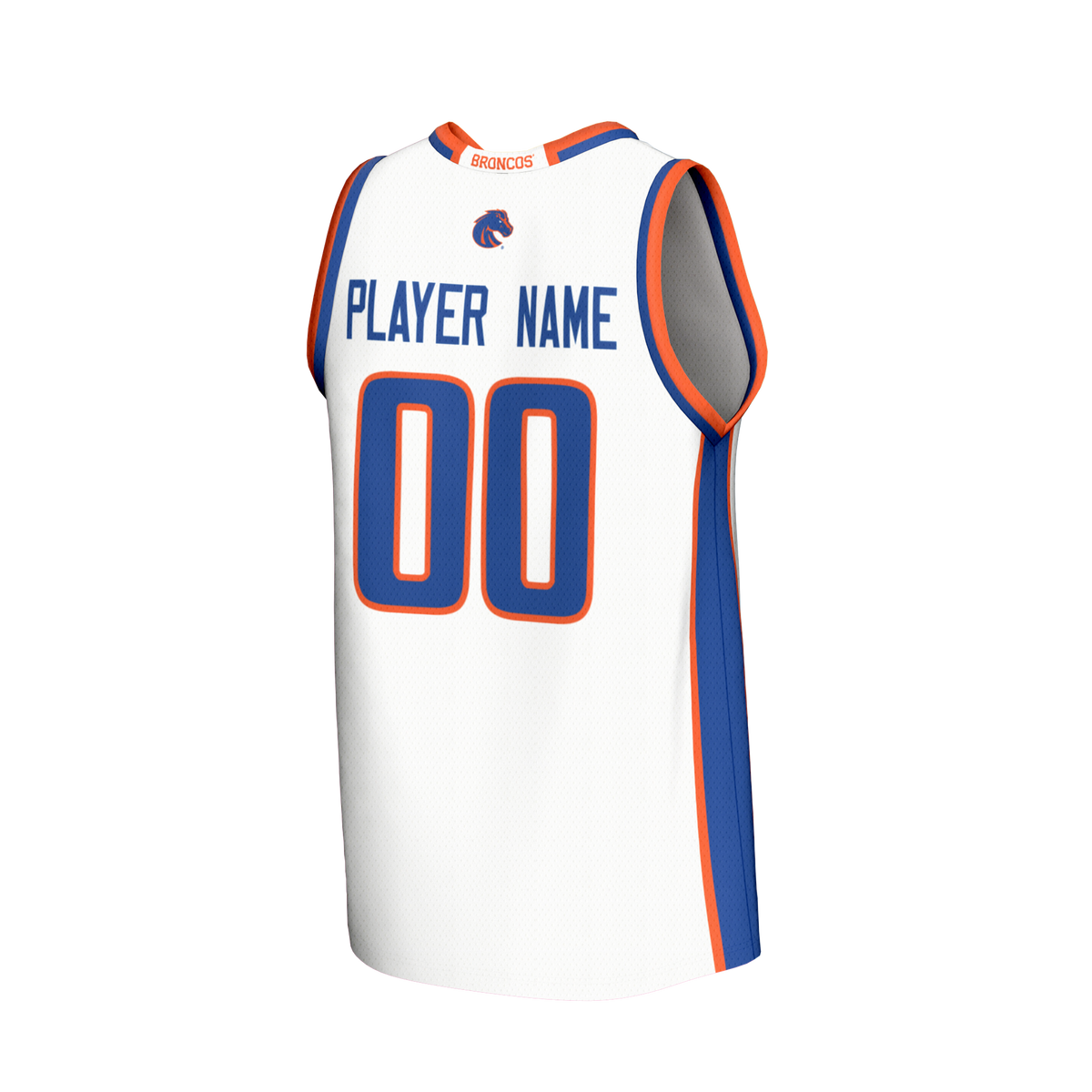Boise State Broncos NIL Pick-A-Player Lightweight Basketball Fashion Jersey - White