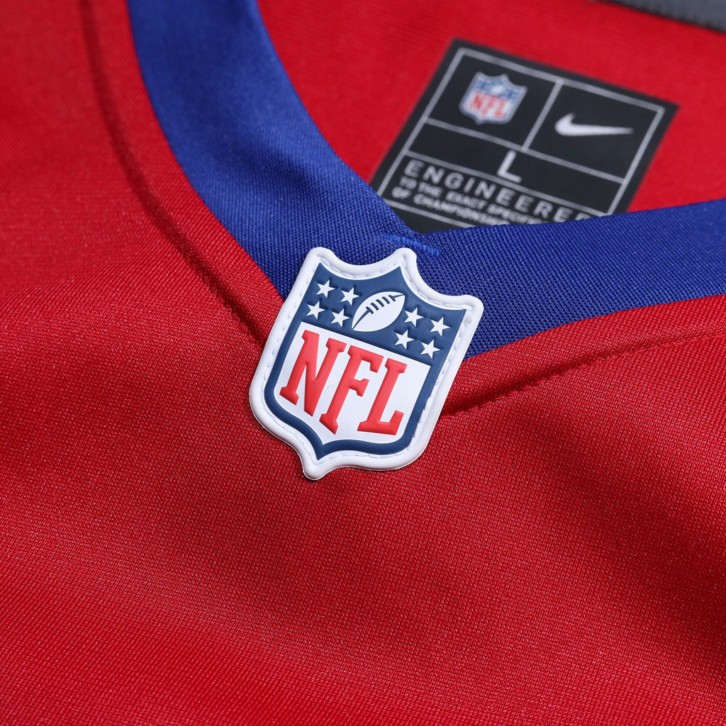 New York Giants Jaxson Dart Red Alternate Century Red Game Jersey