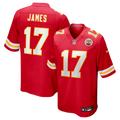 Kansas City Chiefs Richie James Red Game Jersey