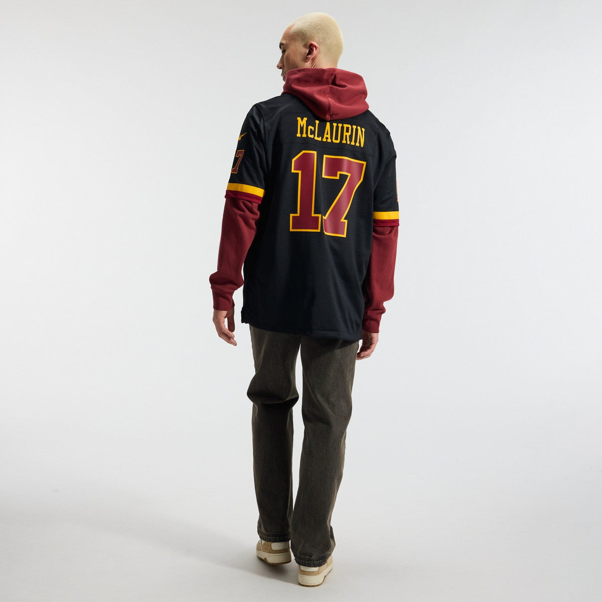 Hail Raiser Washington Commanders Terry McLaurin Black Alternate Game Jersey