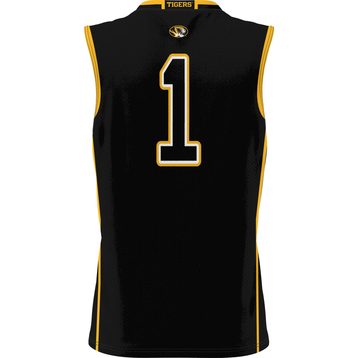 #1 Missouri Tigers Lightweight Basketball Jersey - Black