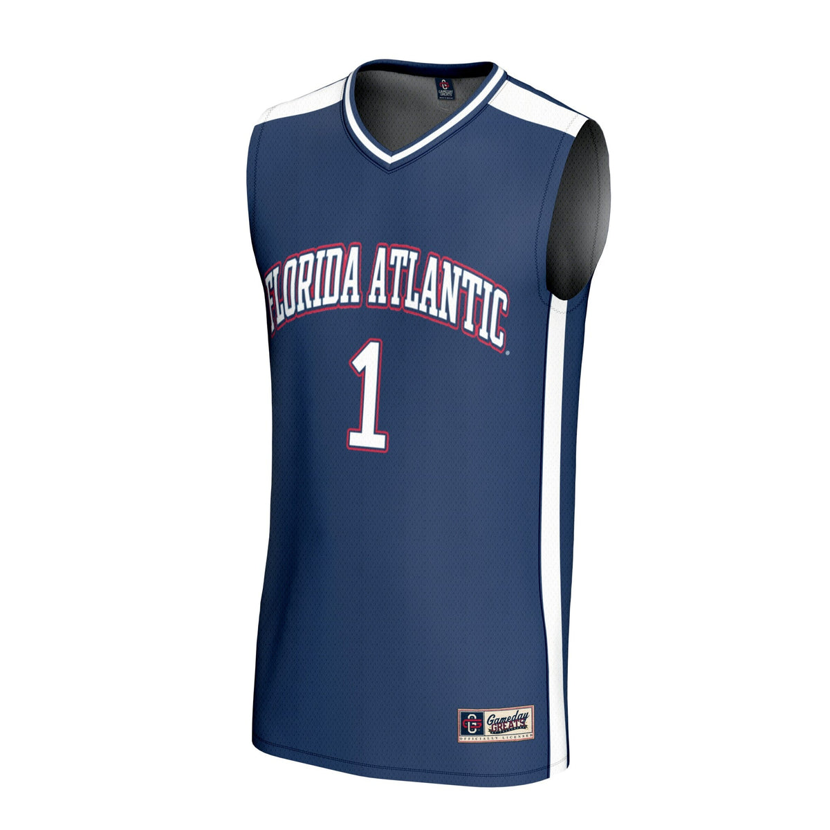 #1 Florida Atlantic Owls Lightweight Basketball Jersey - Navy