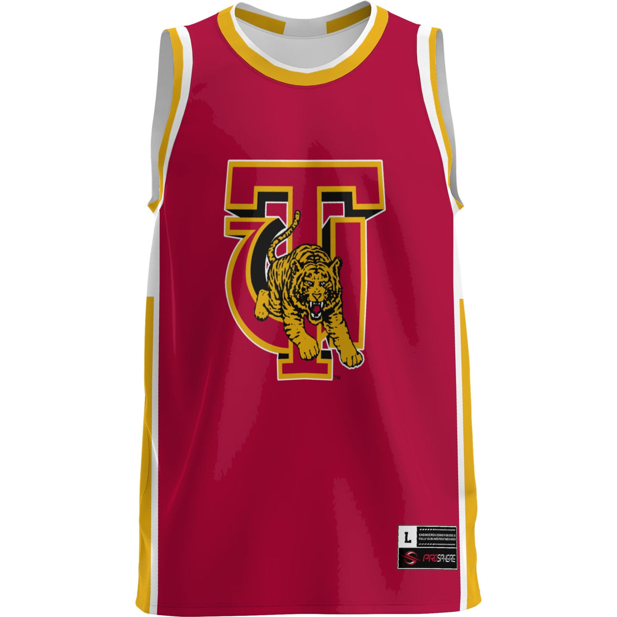 Tuskegee Golden Tigers Lightweight Basketball Jersey - Crimson