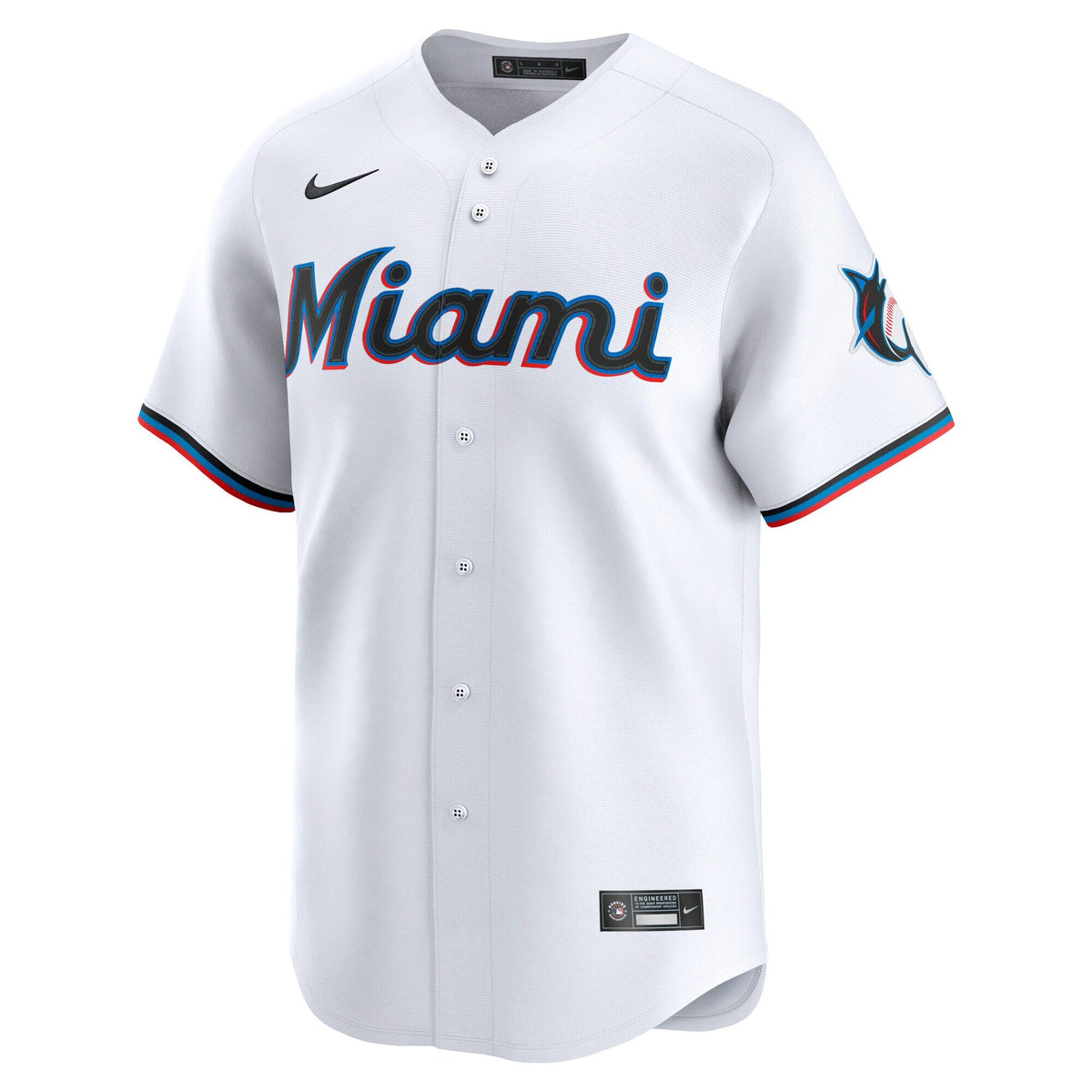Miami Marlins White Home Limited Jersey