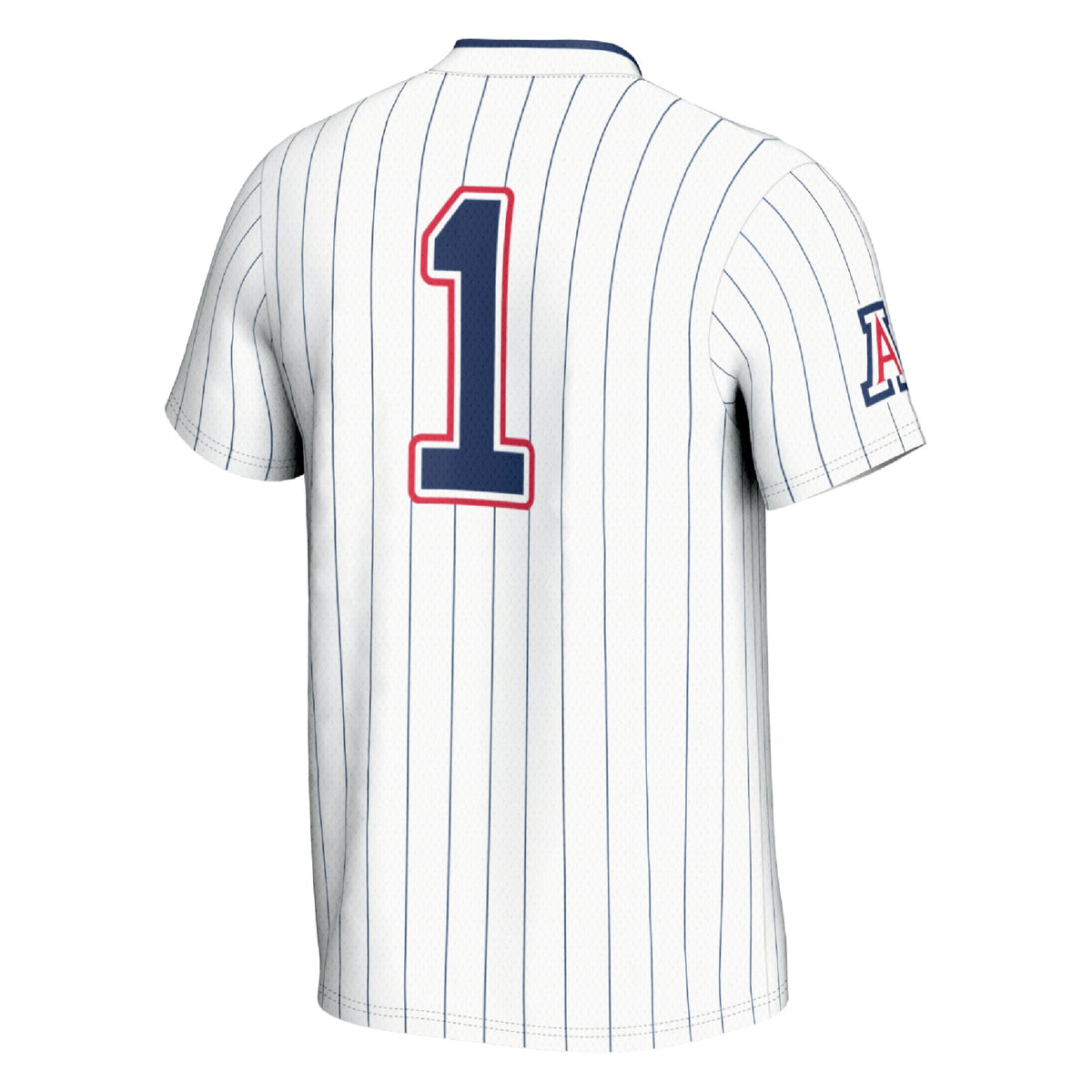 #1 Arizona Wildcats Lightweight Softball Fashion Jersey - White