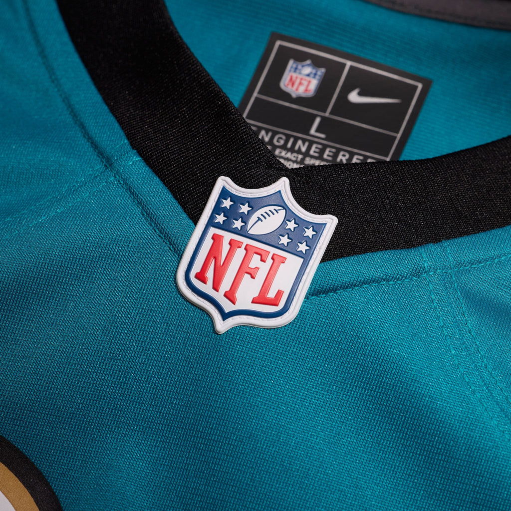 Jacksonville Jaguars Teal Prowler Throwback Custom Game Jersey