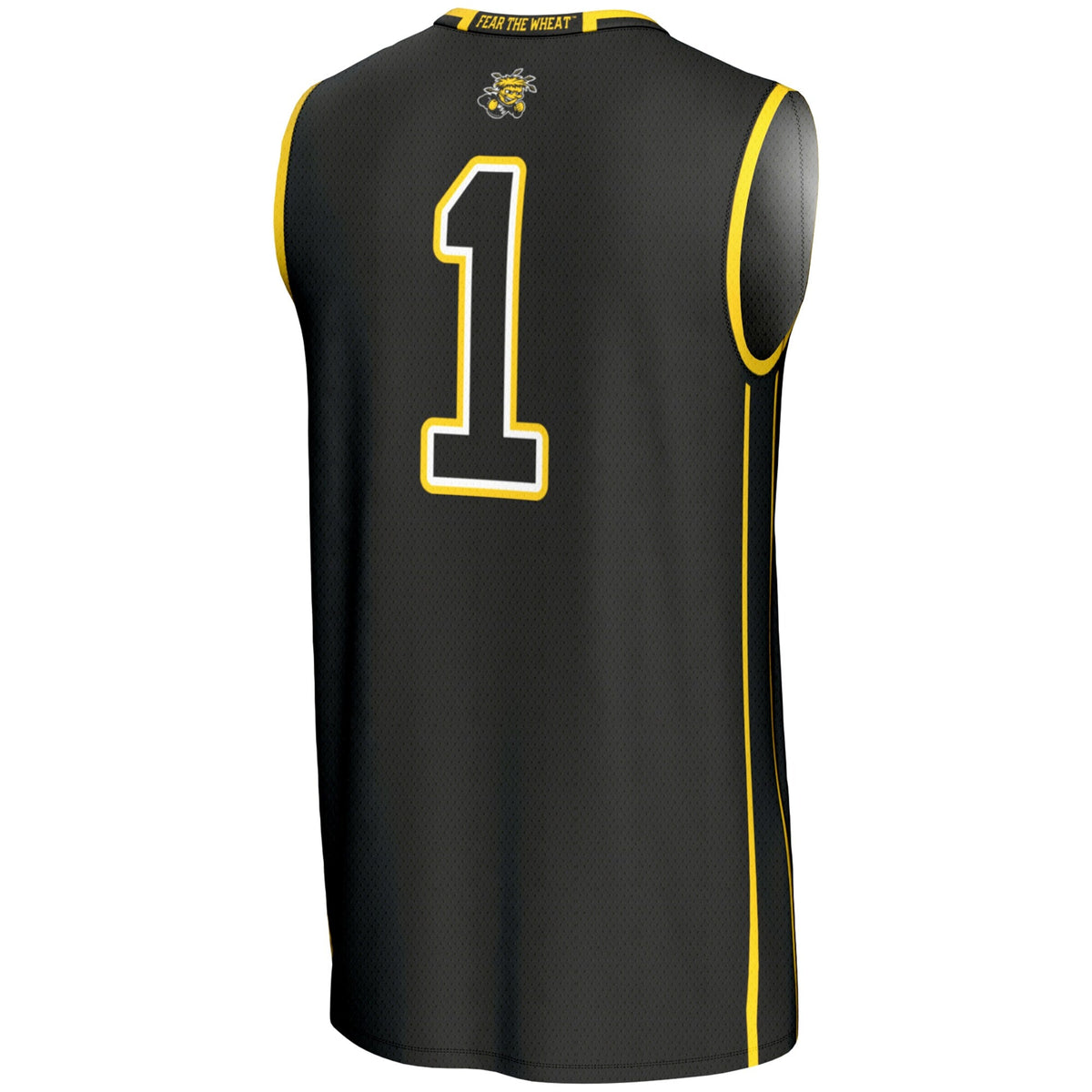 Wichita State Shockers #1 Basketball Jersey - Black