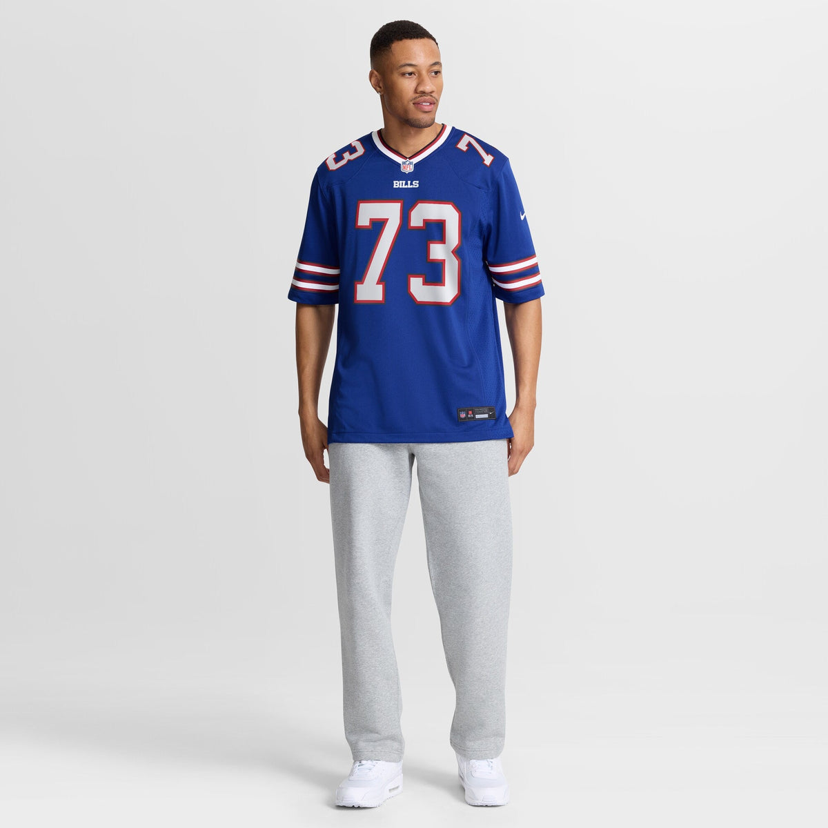 Buffalo Bills Dion Dawkins Royal Game Player Jersey