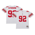 New York Giants Michael Strahan White Legacy Replica Jersey
