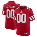 San Francisco 49ers Scarlet Custom Jersey