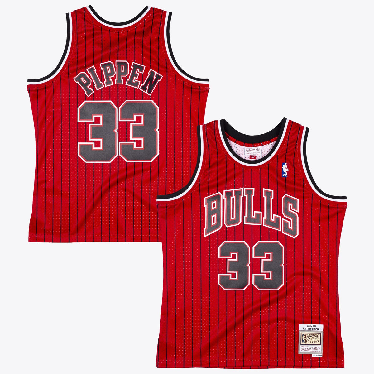Chicago Bulls Scottie Pippen 1995 Reload Swingman Authentic Jersey - Scarlet
