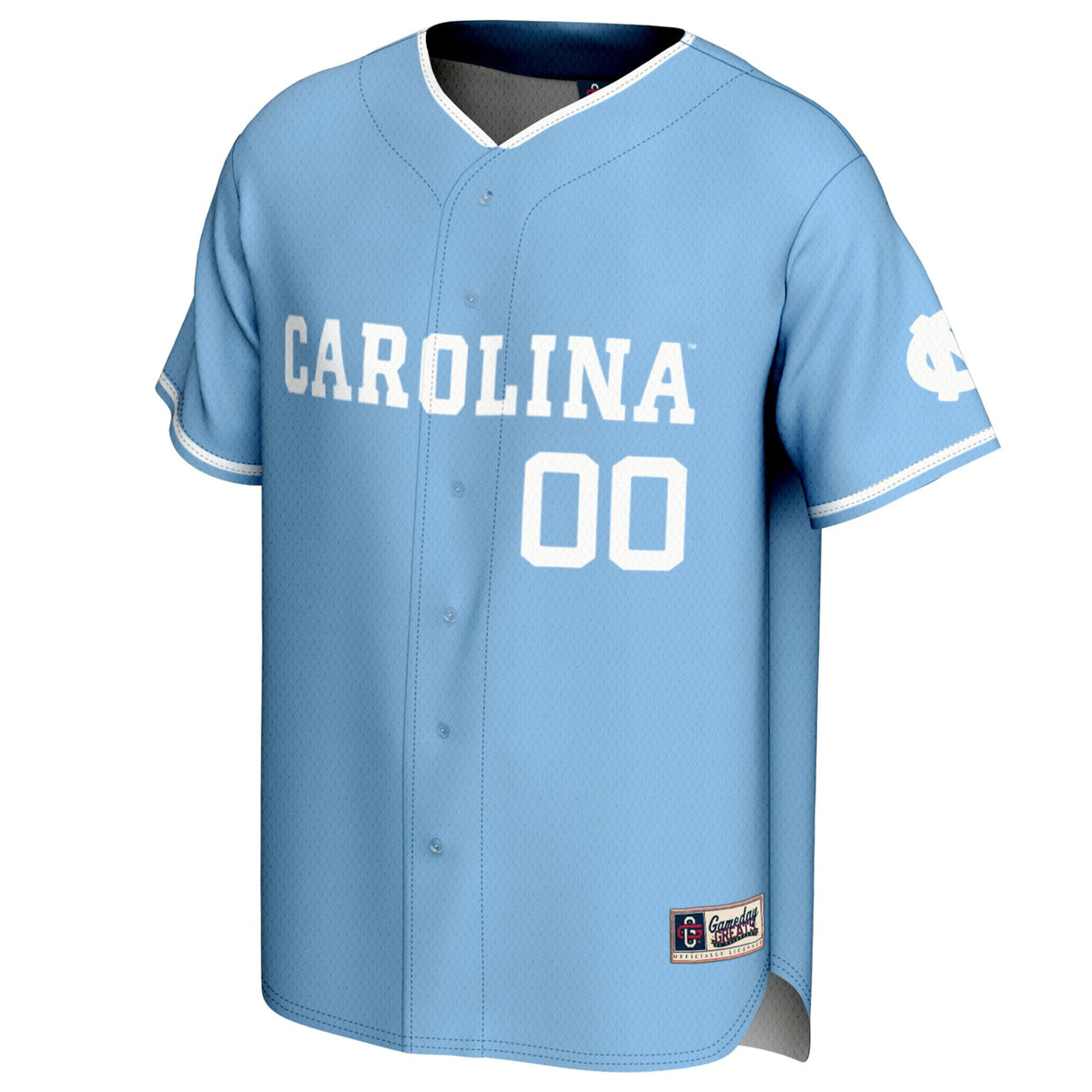 North Carolina Tar Heels Carolina Blue NIL Pick-A-Player Lightweight Baseball Jersey - Light Blue