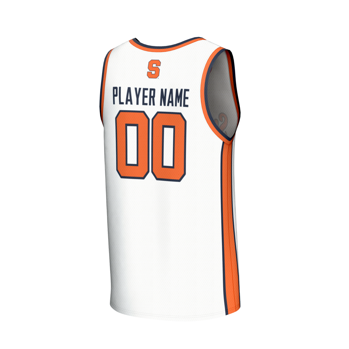 Syracuse Orange NIL Pick-A-Player Basketball Lightweight Jersey - White