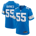 Detroit Lions Derrick Barnes Blue Team Game Jersey