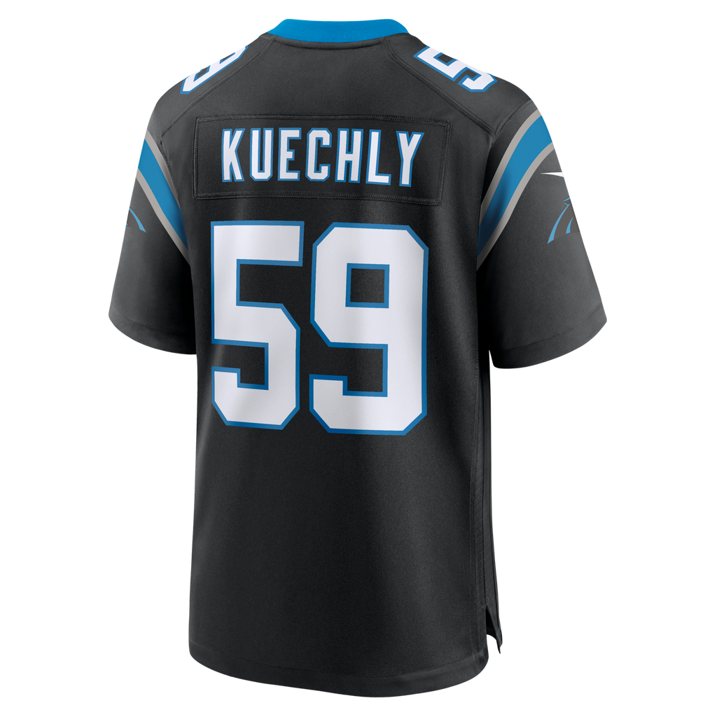Carolina Panthers Luke Kuechly Black Team Game Jersey