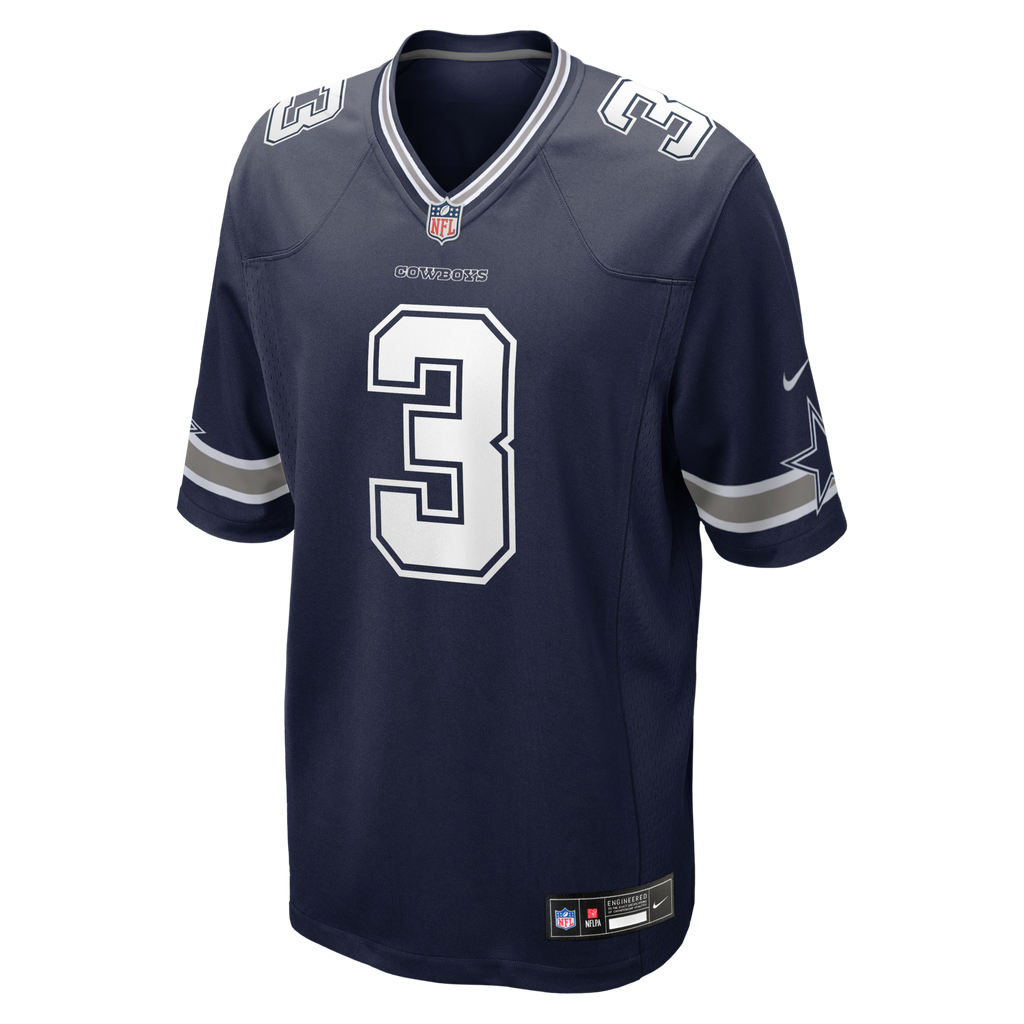 Dallas Cowboys George Pickens Navy Game Jersey