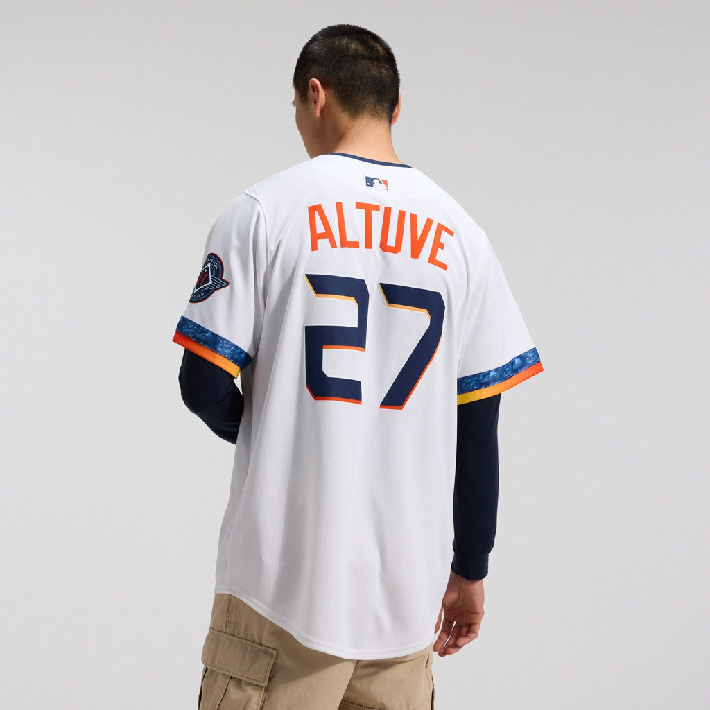 Houston Astros Jose Altuve White 2025 City Connect Limited Player Jersey