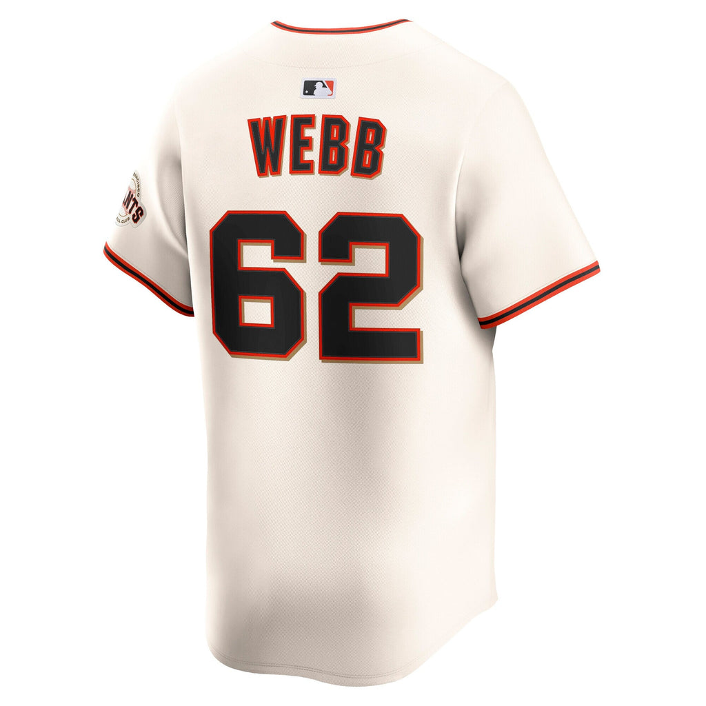 San Francisco Giants Logan Webb Cream Home Limited Player Jersey