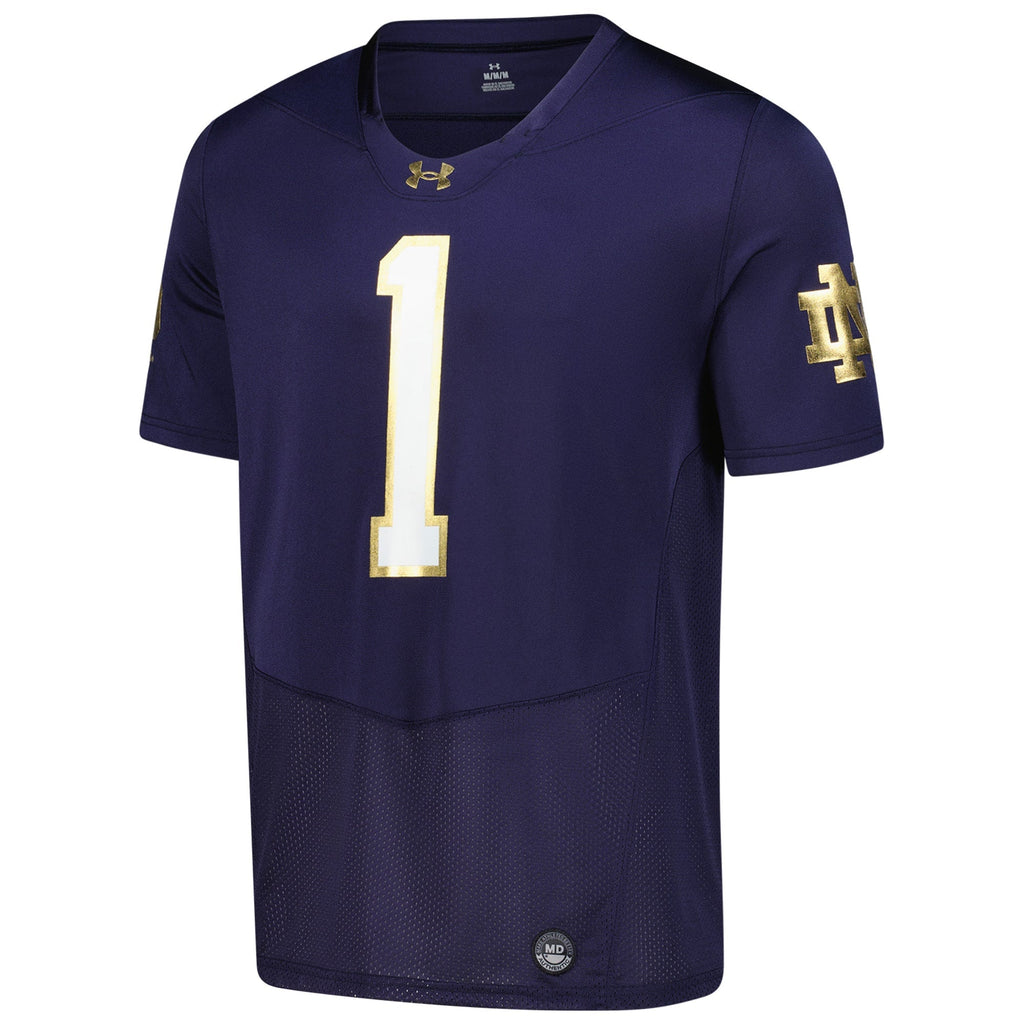 Notre Dame Fighting Irish Replica Football Jersey - Navy