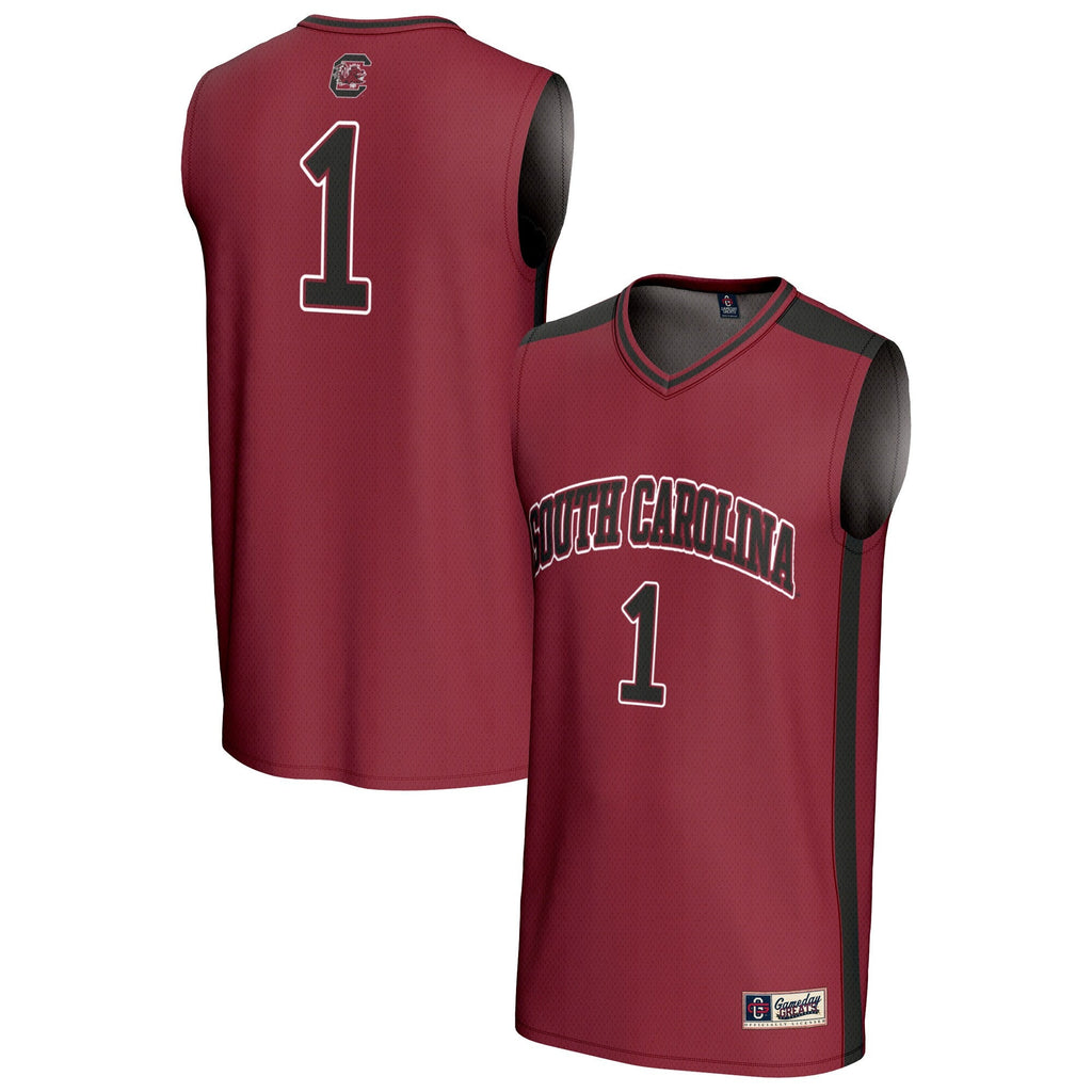 #1 South Carolina Gamecocks Lightweight Collegiate Basketball Fashion Jersey - Garnet