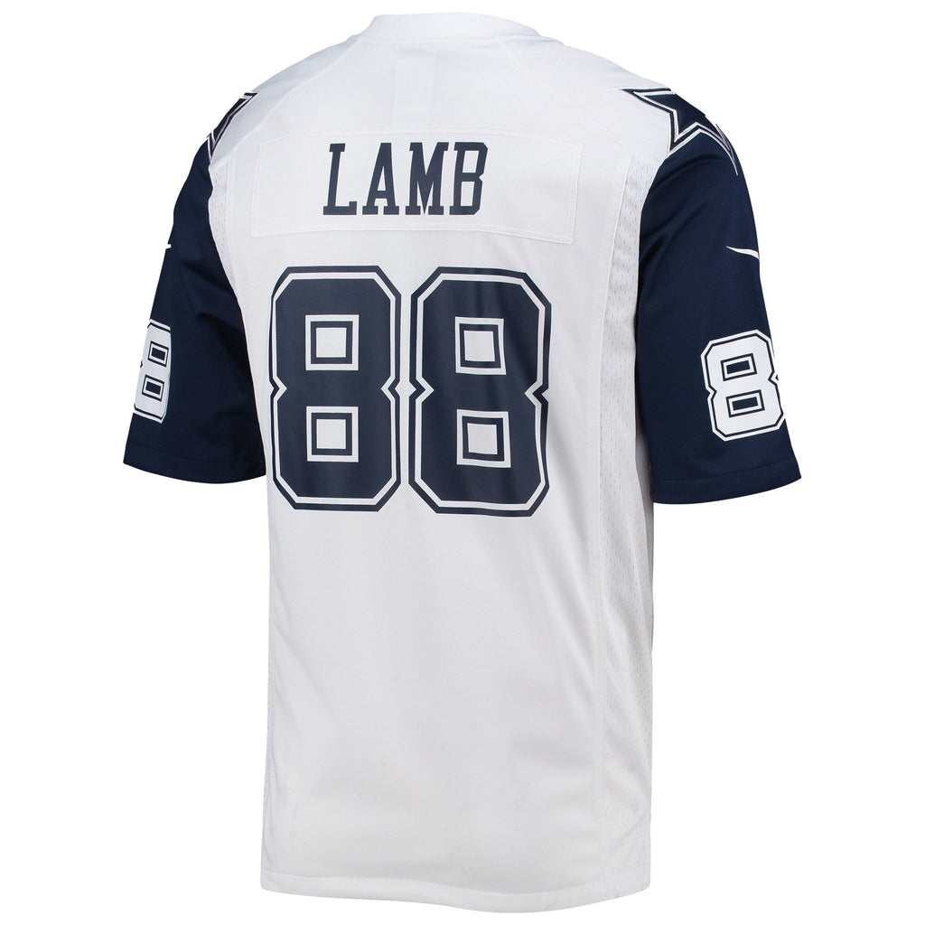 Dallas Cowboys CeeDee Lamb White Alternate Game Team Jersey