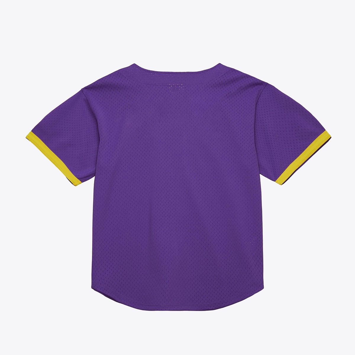LSU Tigers Mesh Button-Up Batting Practice Baseball Jersey - Purple
