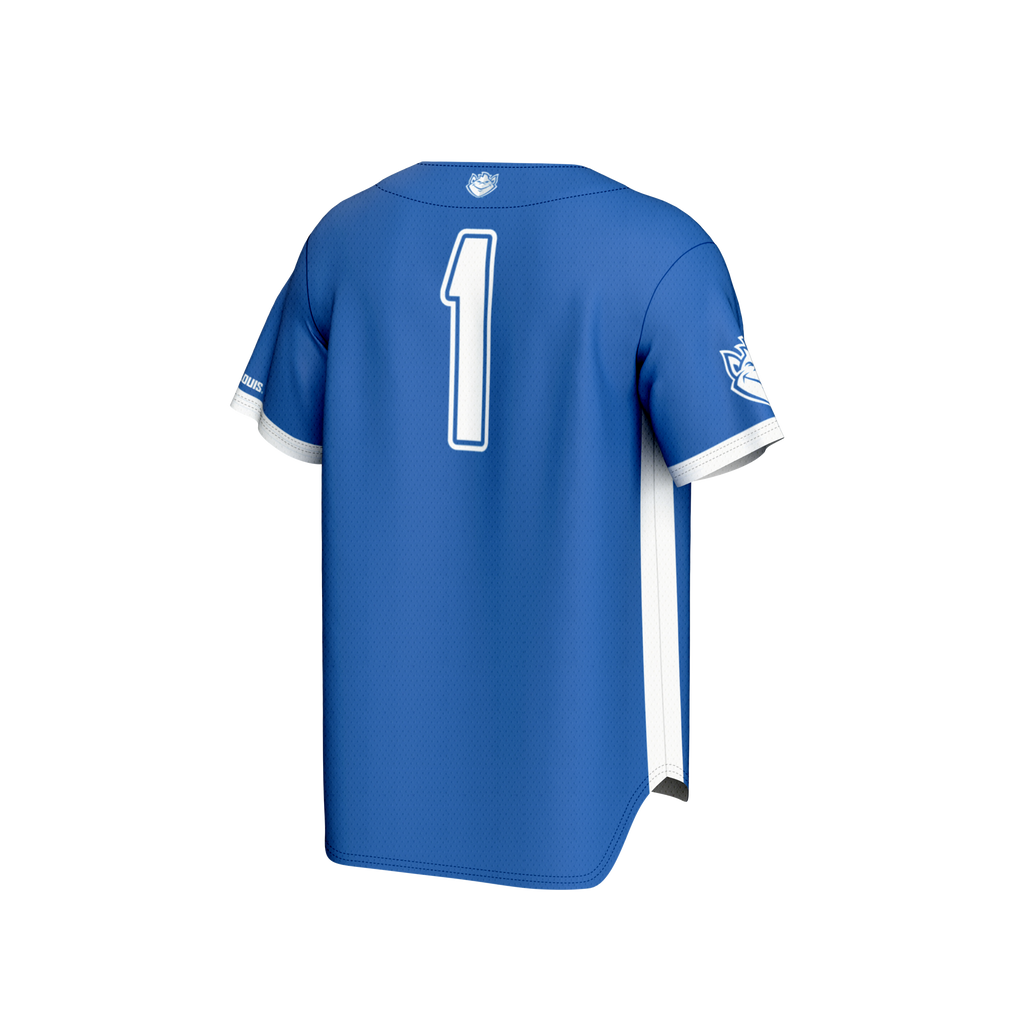 #1 Saint Louis Billikens Lightweight Baseball Fashion Jersey - Blue