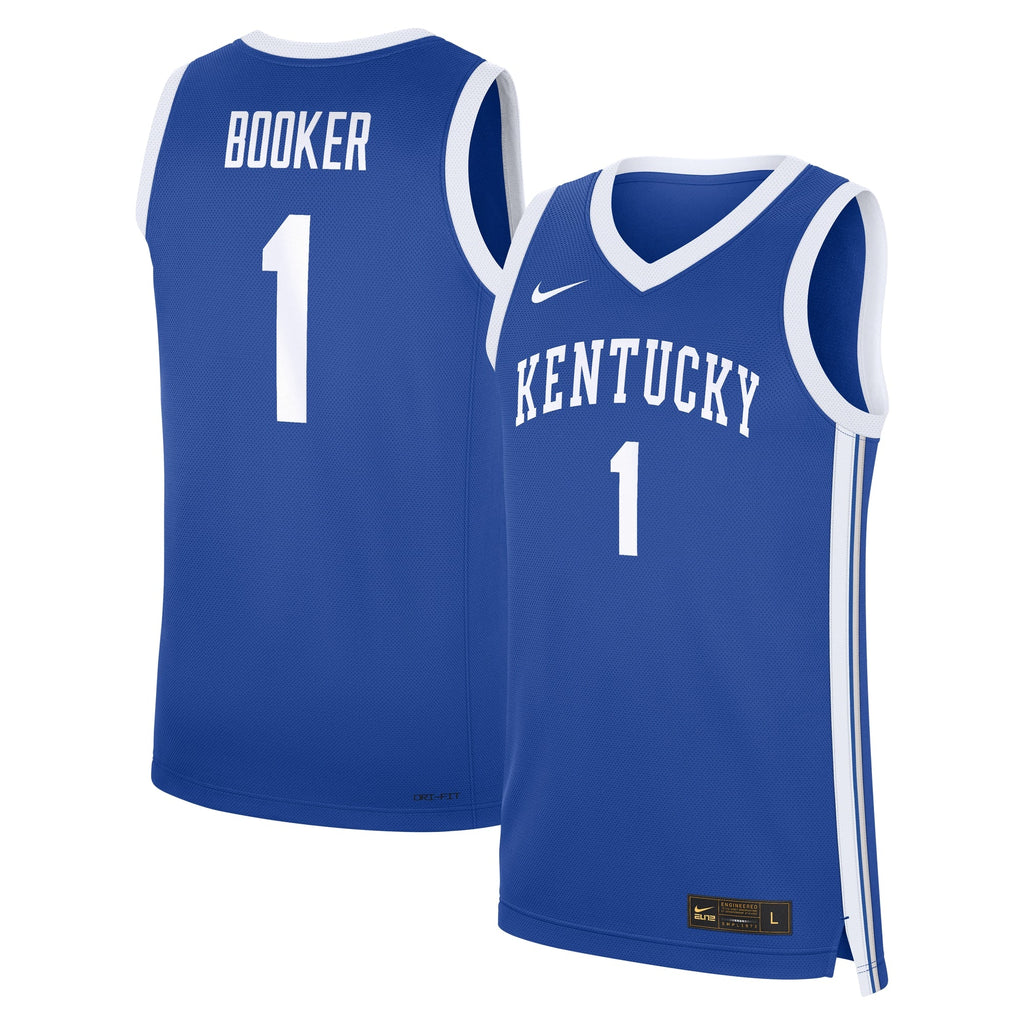 Devin Booker Royal Kentucky Wildcats Road Replica Basketball Jersey