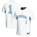 #1 North Carolina Tar Heels Lightweight Softball Jersey - White