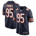 Chicago Bears Shemar Turner Navy Team Game Jersey