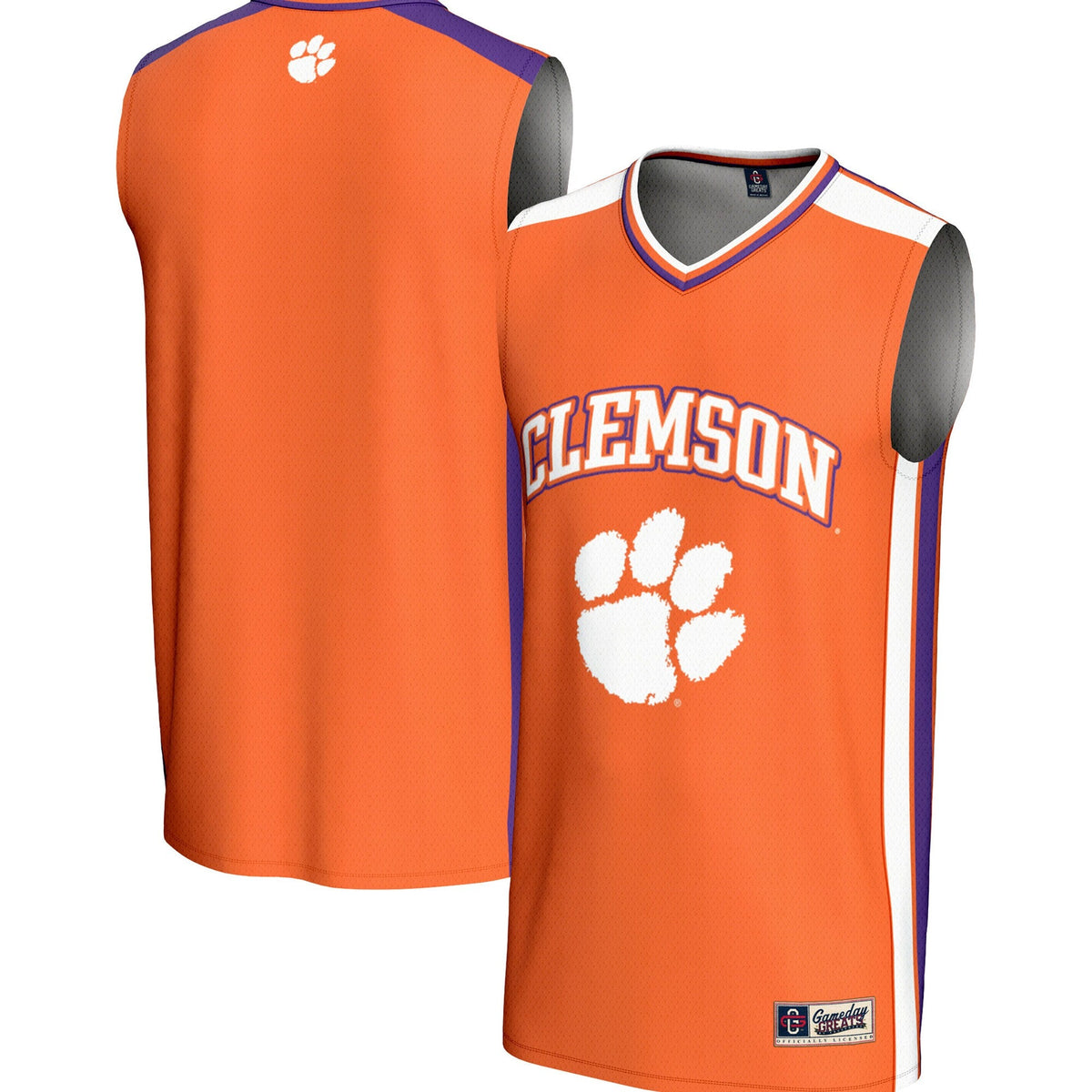 Clemson Tigers Spirit Basketball Jersey - Orange