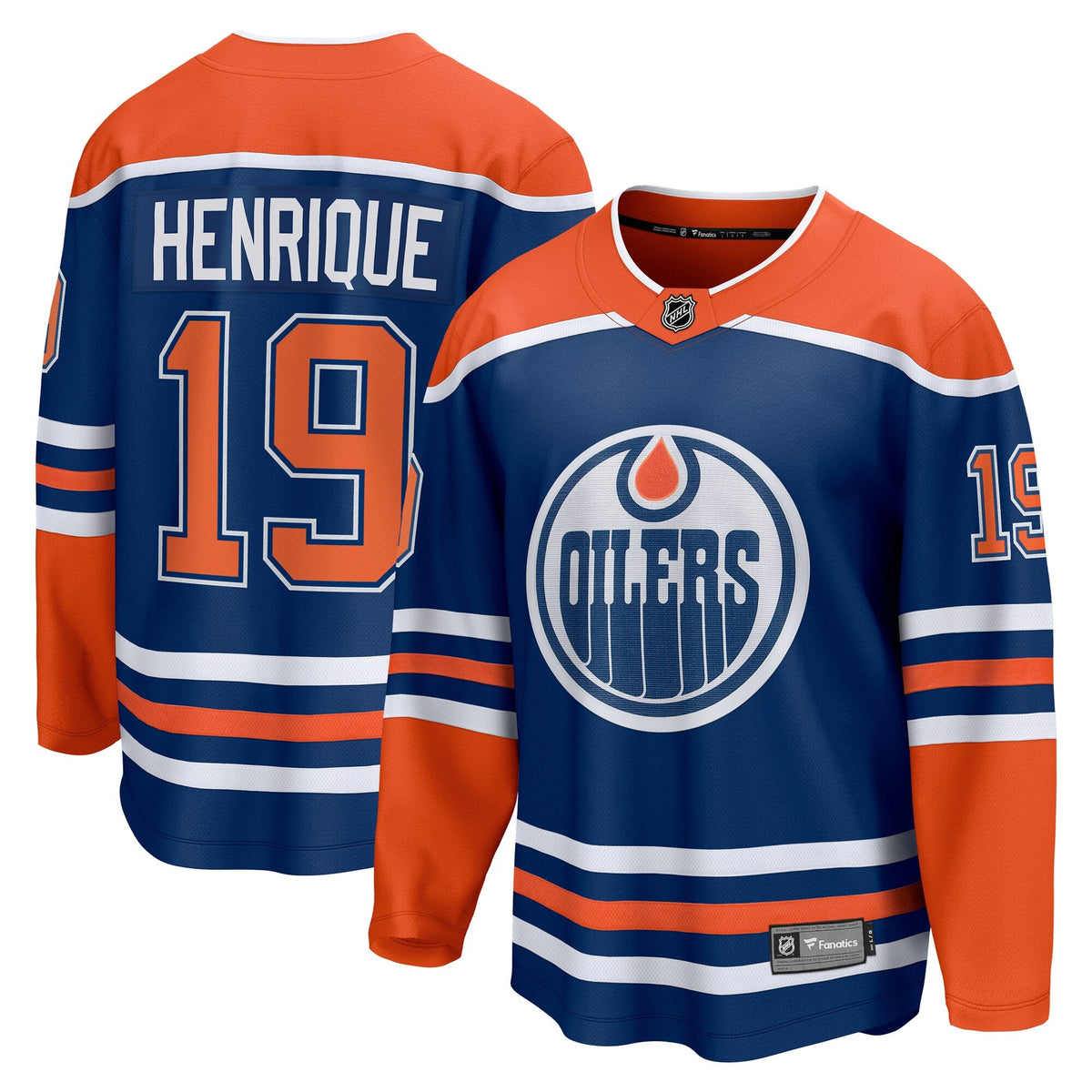 Edmonton Oilers Adam Henrique Royal Home Breakaway Jersey