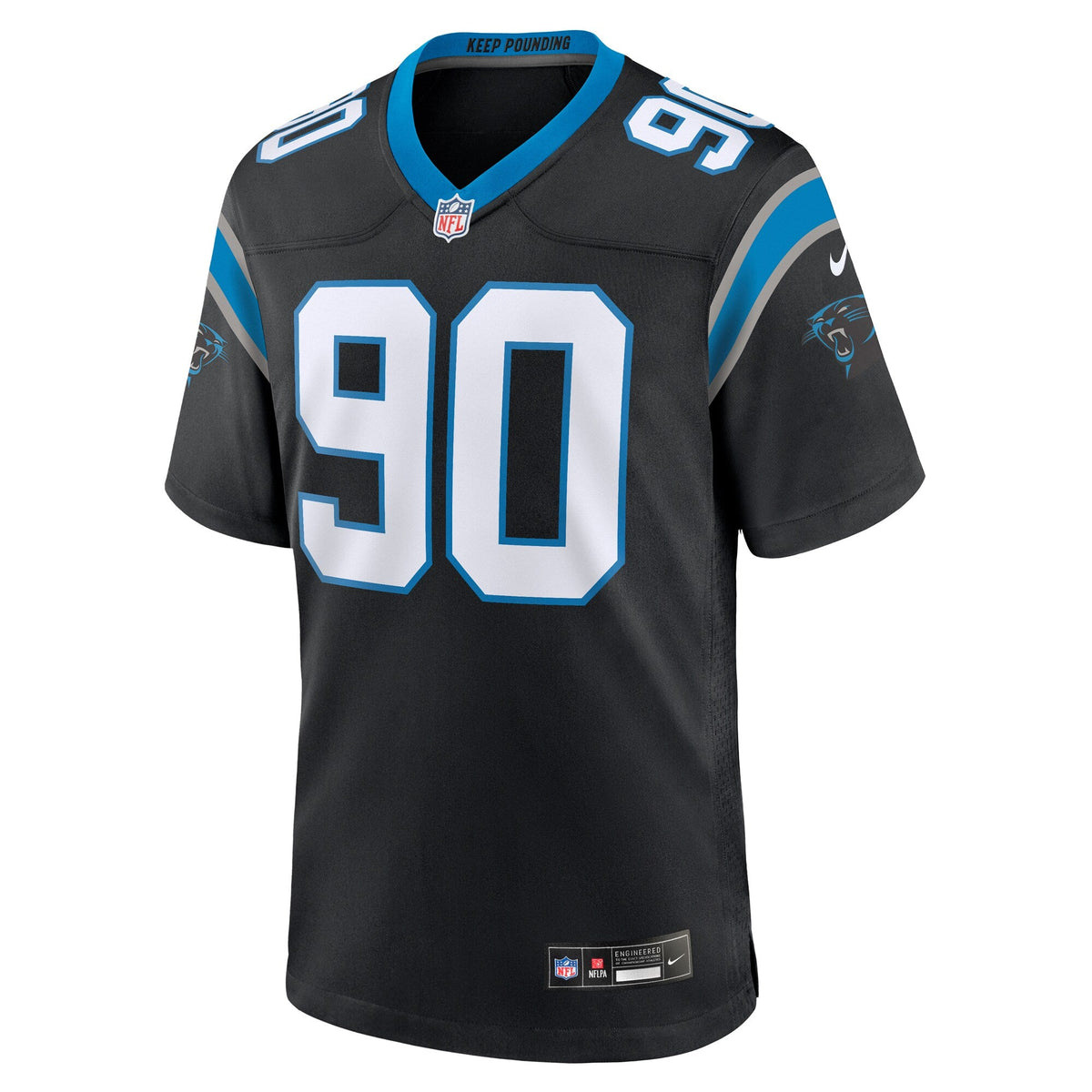 Carolina Panthers Julius Peppers Black Retired Player Game Jersey