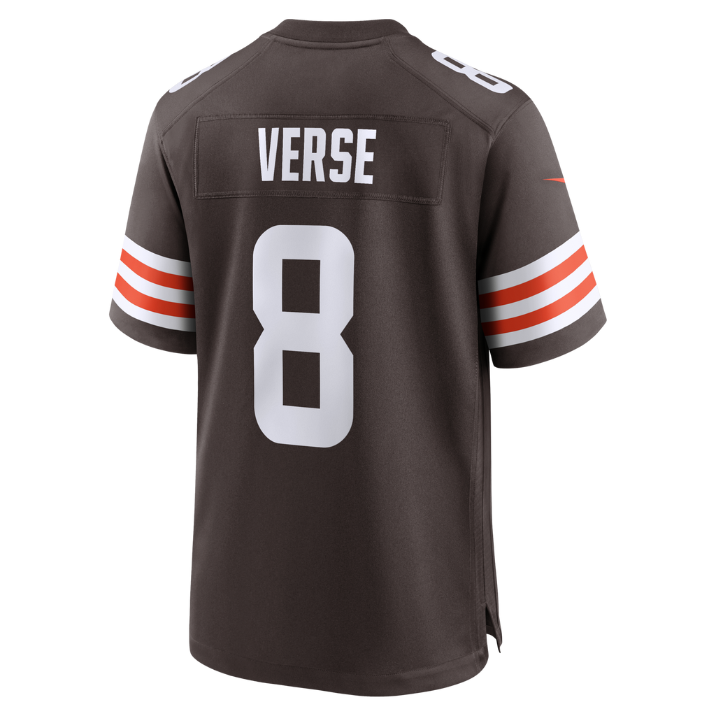 Cleveland Browns Jared Verse Brown Game Jersey
