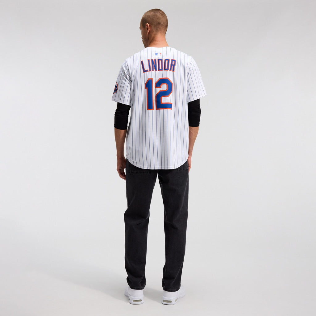 New York Mets Francisco Lindor White Home Limited Jersey