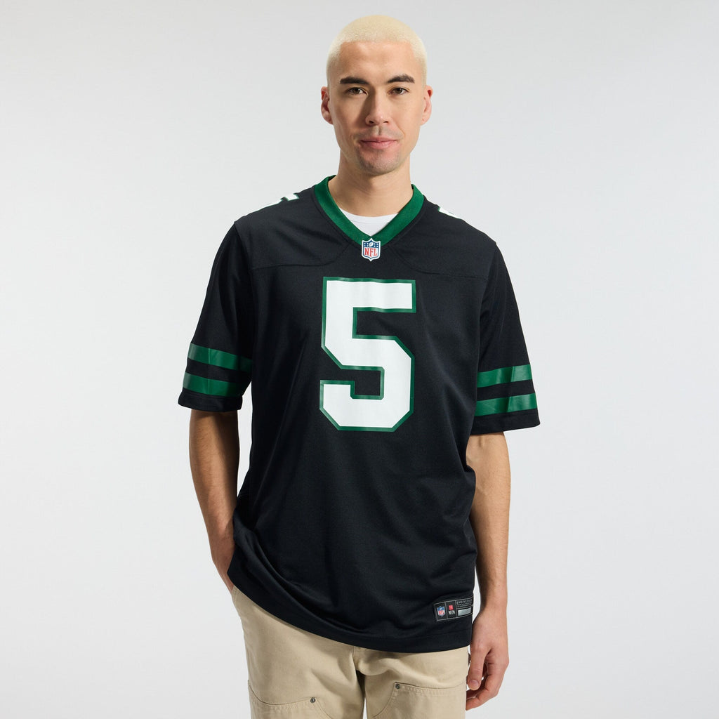 New York Jets Garrett Wilson Legacy Black Alternate Game Jersey