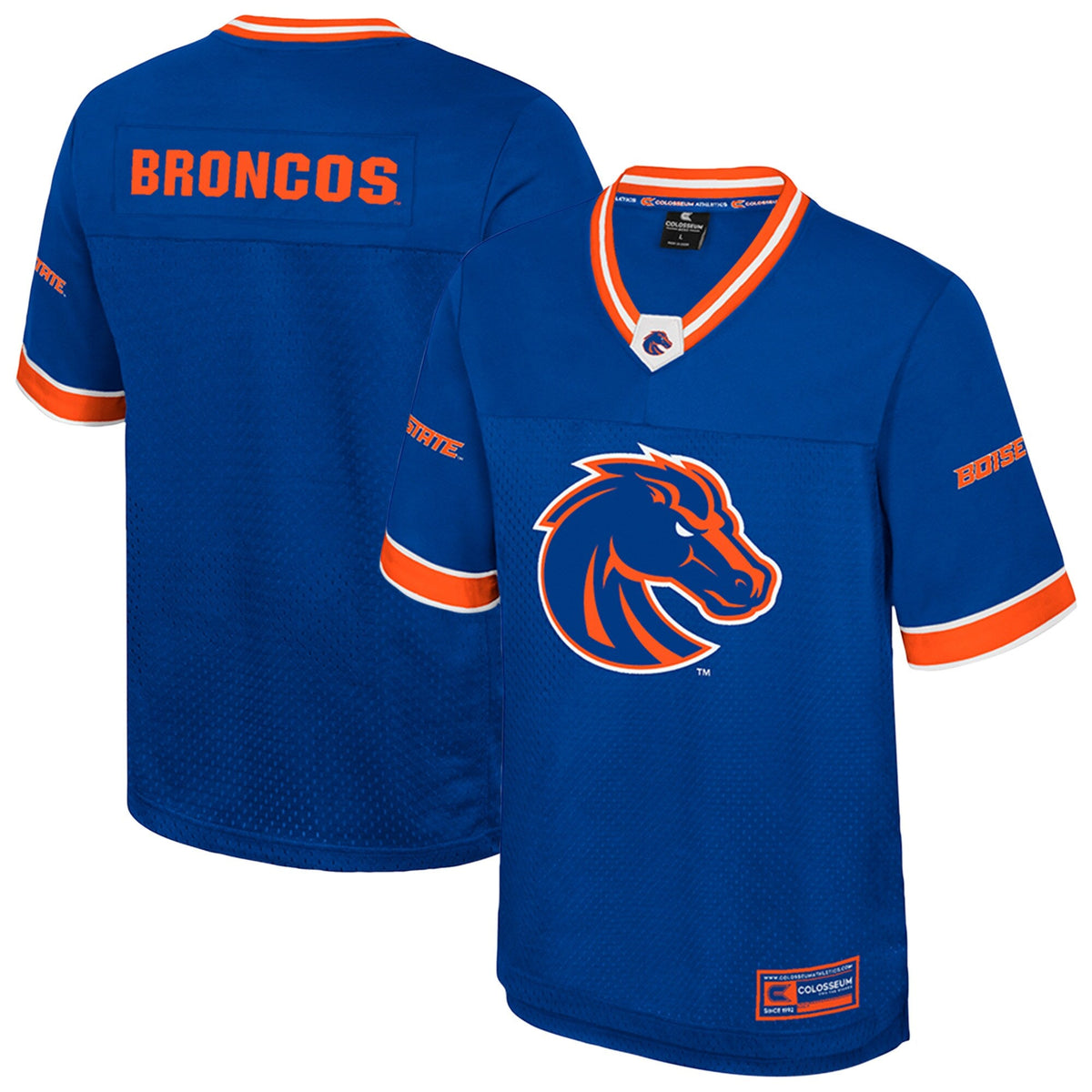 Boise State Broncos Nothing But The Hits Football Jersey - Royal