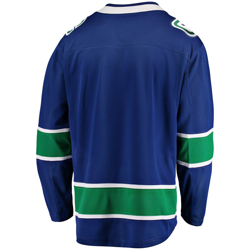 Vancouver Canucks Blue Home Team Breakaway Jersey