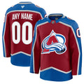 Colorado Avalanche Burgundy Home Premium Custom Jersey