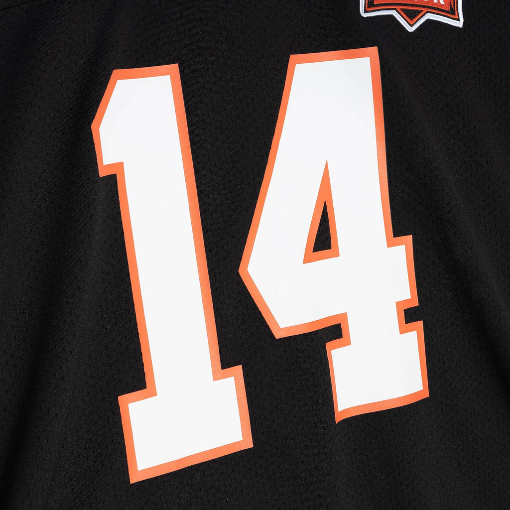 Cincinnati Bengals 1981 Ken Anderson Black Authentic Throwback Retired Player Jersey
