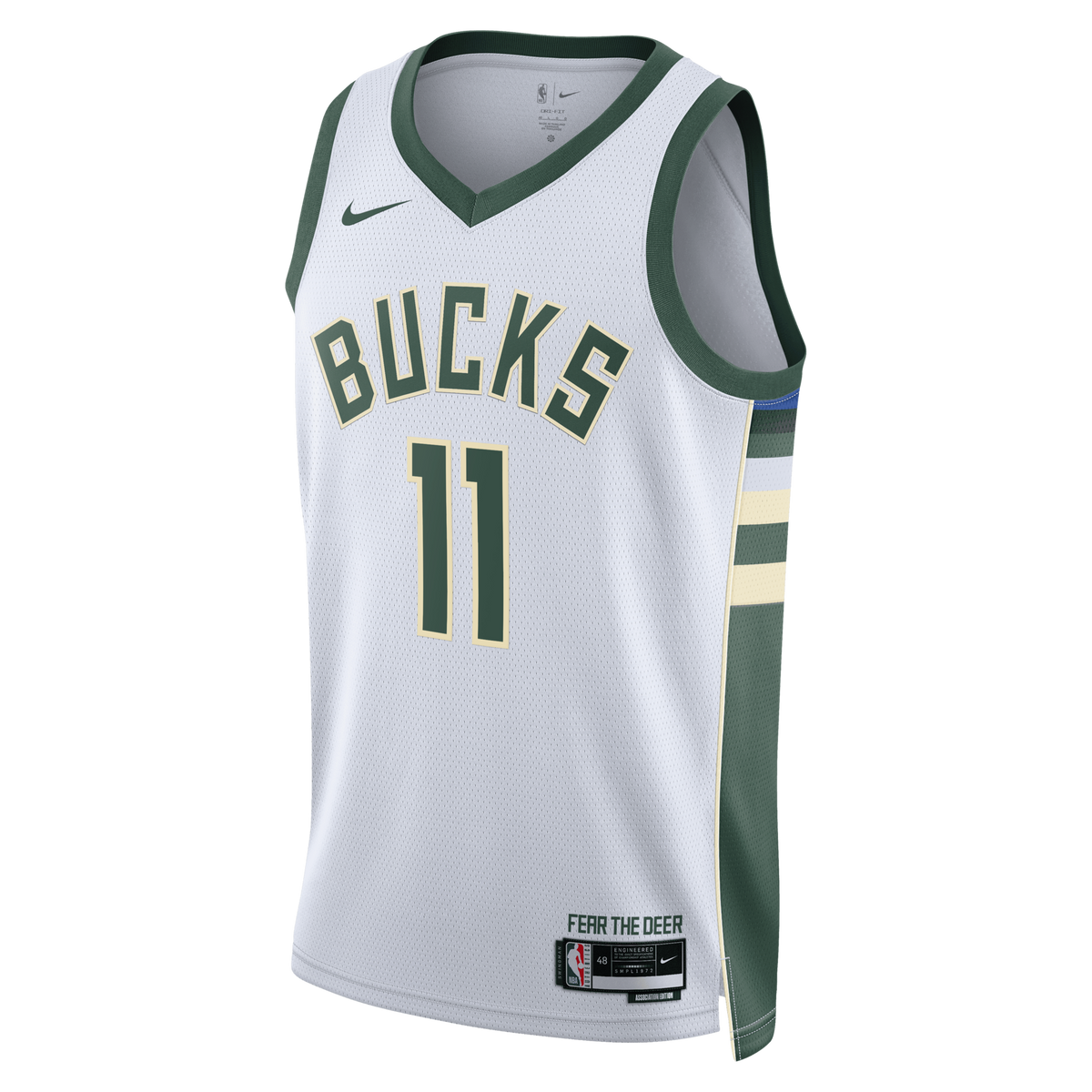 Milwaukee Bucks Association Edition Swingman Jersey - White - Tyler Herro