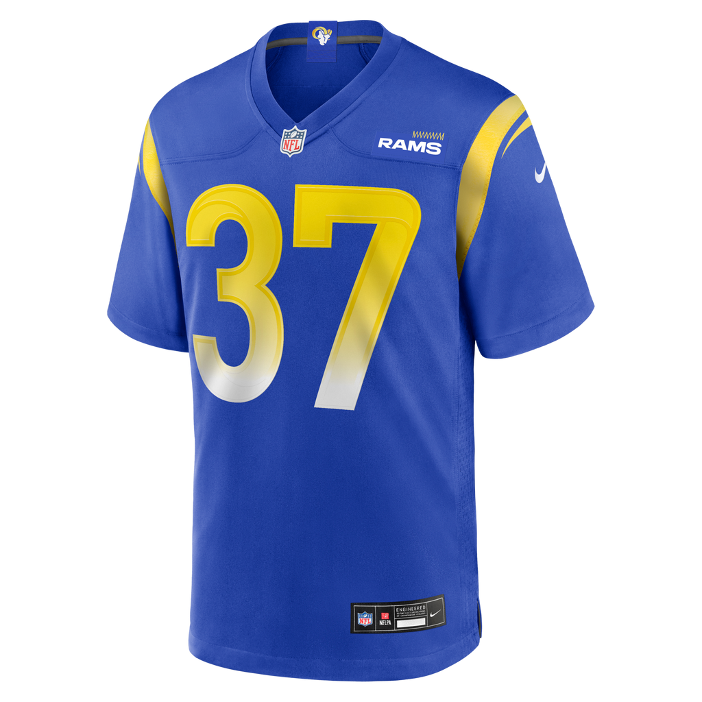 Los Angeles Rams Quentin Lake Royal Game Player Jersey
