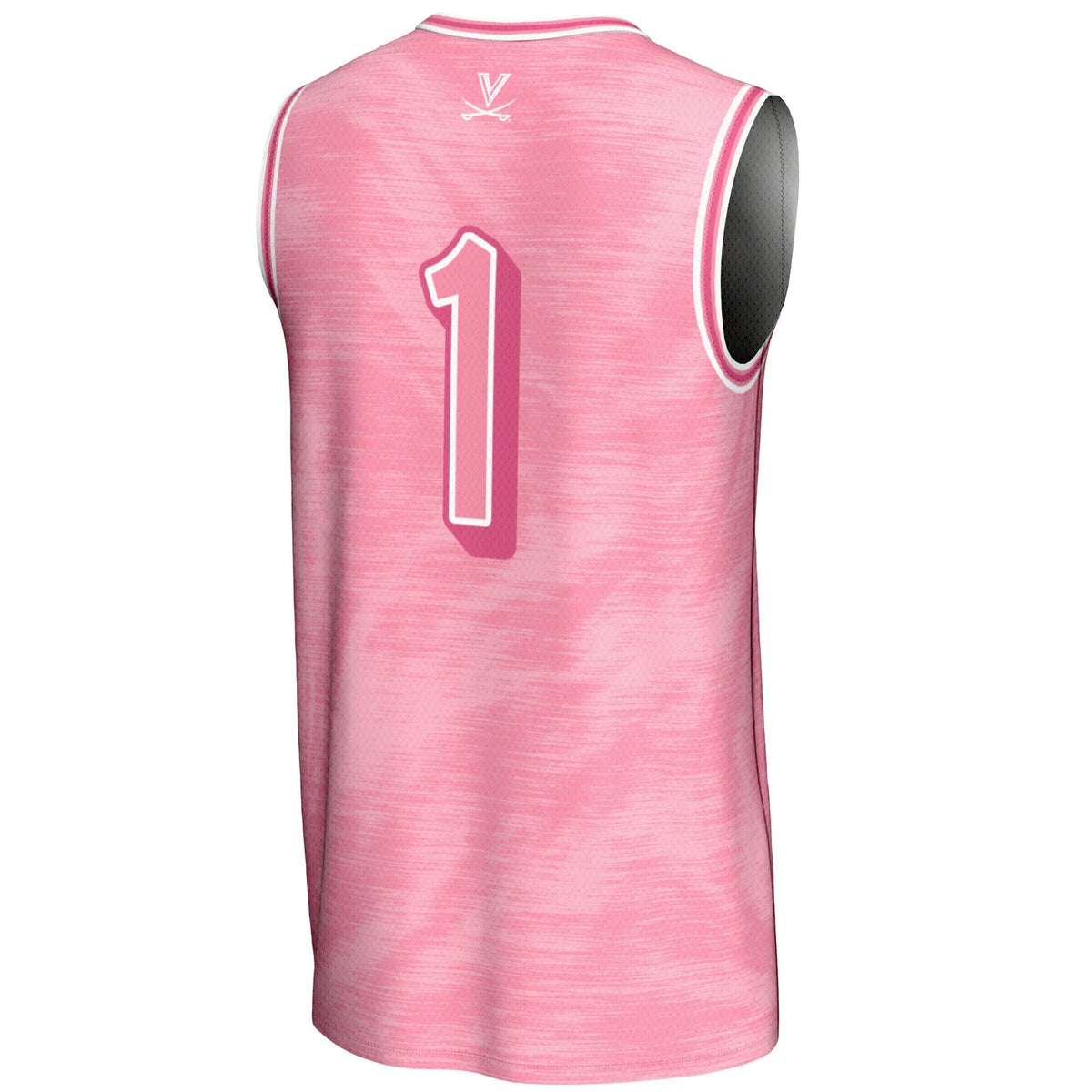 #1 Virginia Cavaliers Lightweight Basketball Jersey - Pink