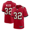 Tampa Bay Buccaneers James Wilder Red Game Retired Player Jersey