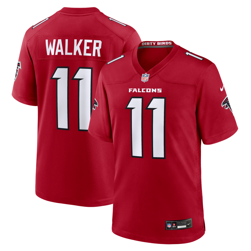Atlanta Falcons Jalon Walker Red Game Jersey