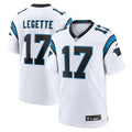 Carolina Panthers Xavier Legette White Game Jersey