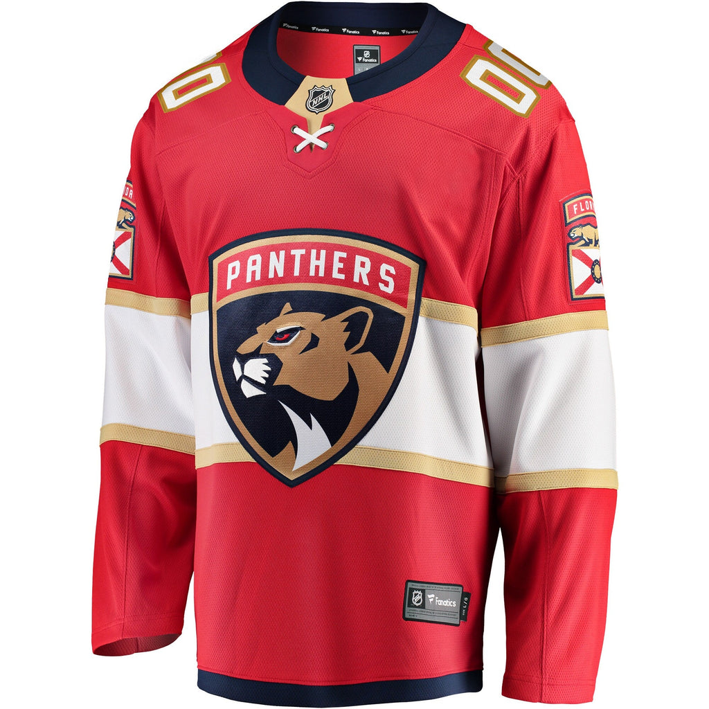 Florida Panthers Red Home Breakaway Custom Jersey