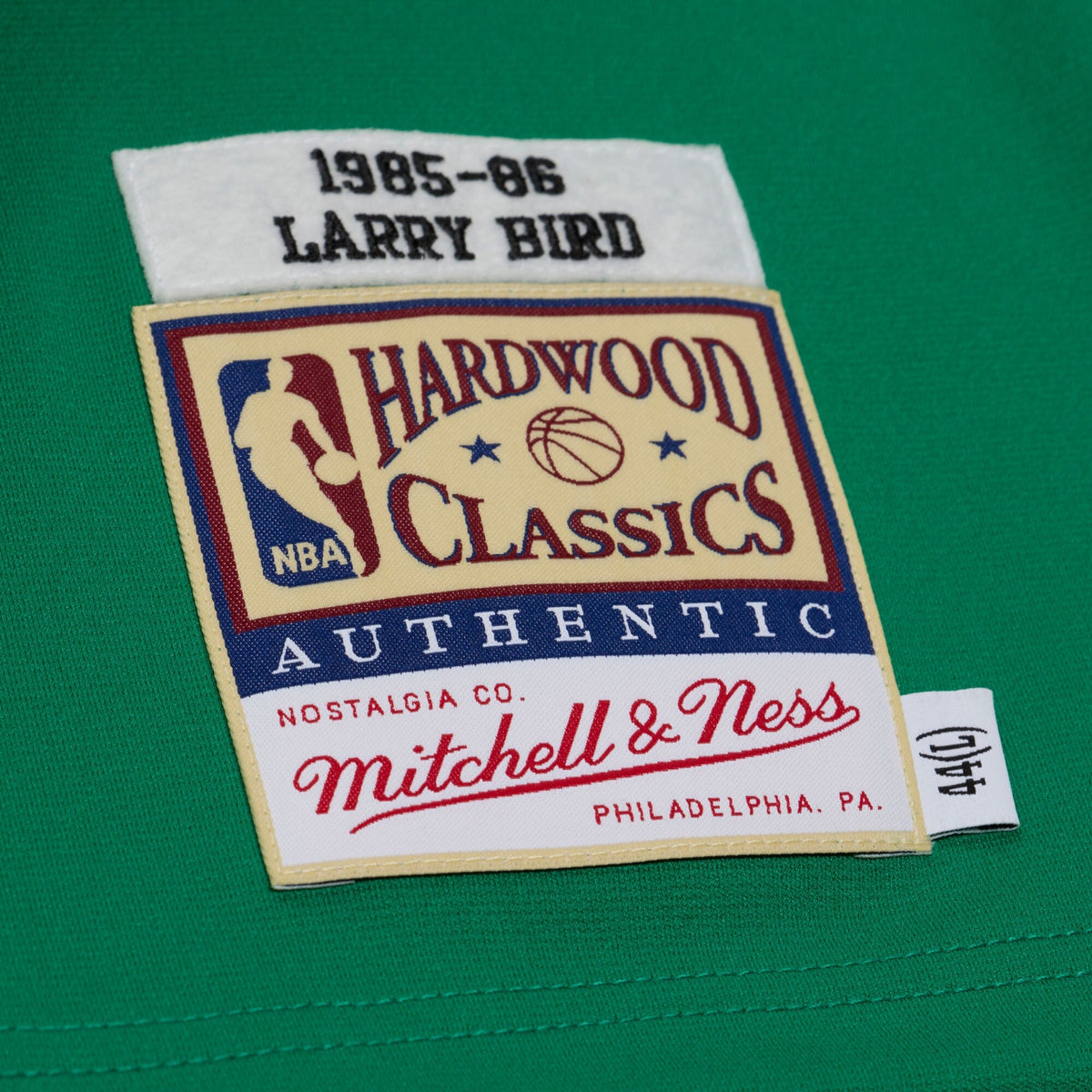 Boston Celtics Larry Bird 1985 Authentic Road Jersey - Kelly Green